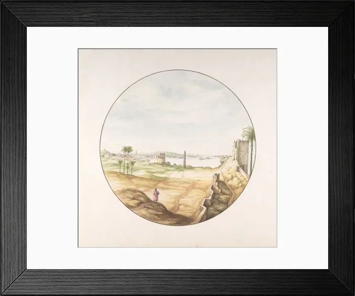 Framed Print : View of the Obelisk of Thutmosis III Seen from the Walls of Alexandria Framed Print : View of the Obelisk of Thutmosis III Seen from the Walls of Alexandria