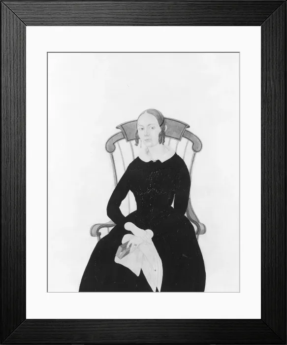 Framed Print : Lady Seated in a Boston Rocker. Creator: Jane Anthony Davis Framed Print : Lady Seated in a Boston Rocker. Creator: Jane Anthony Davis
