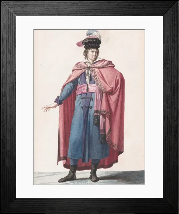 Framed Print : A Member of the Institute, 1798. Creator: Jean-Baptiste Regnault Framed Print : A Member of the Institute, 1798. Creator: Jean-Baptiste Regnault