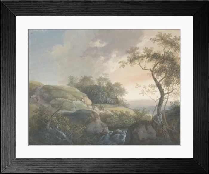 Framed Print : The Morning, 1732-67. Creator: Johann Georg Wagner Framed Print : The Morning, 1732-67. Creator: Johann Georg Wagner