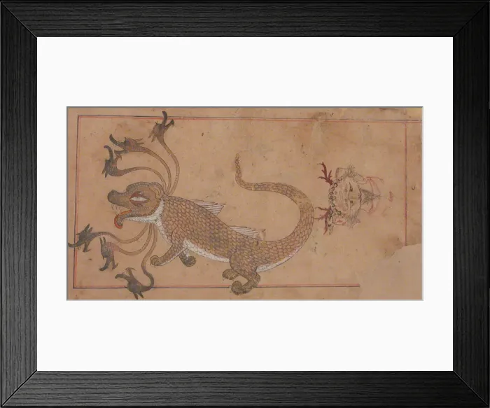 Framed Print : Dragon, 16th-17th century. Creator: Unknown Framed Print : Dragon, 16th-17th century. Creator: Unknown
