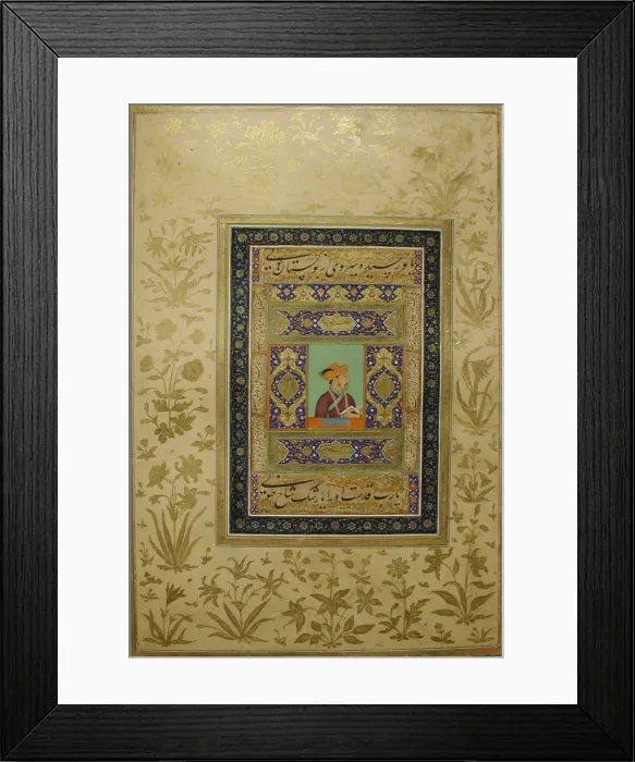 Framed Print : Portrait of Emperor Jahangir, ca. 1615-20. Creator: Unknown Framed Print : Portrait of Emperor Jahangir, ca. 1615-20. Creator: Unknown