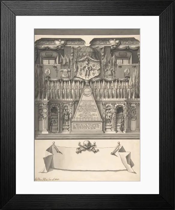 Framed Print : Memorial Decoration for the Interior of a Building to Honor the Deceased Ernst Ludwig Framed Print : Memorial Decoration for the Interior of a Building to Honor the Deceased Ernst Ludwig