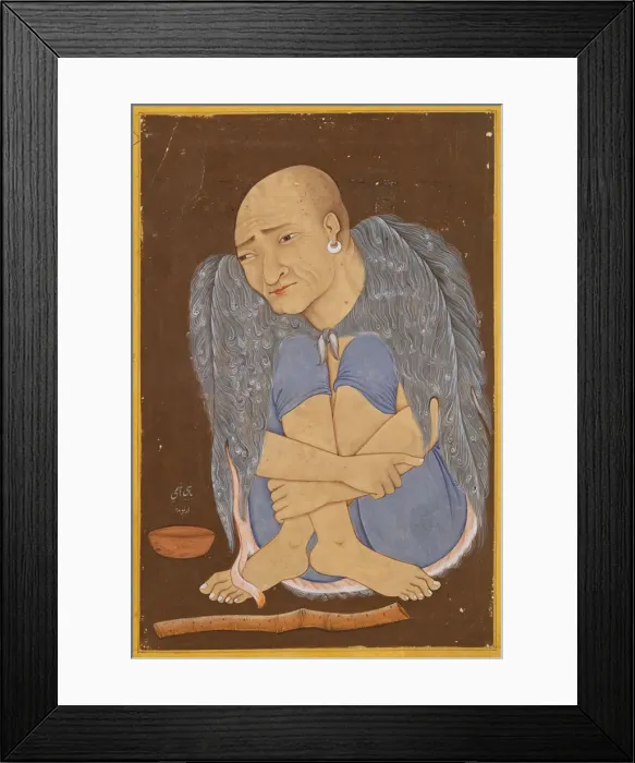 Framed Print : Portrait of a Sufi, first quarter 17th century. Creator: Unknown Framed Print : Portrait of a Sufi, first quarter 17th century. Creator: Unknown