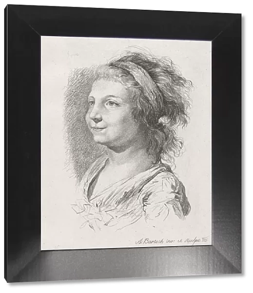 Portrait of Maria Anna Schaubach, 1785. Creator: Adam von Bartsch