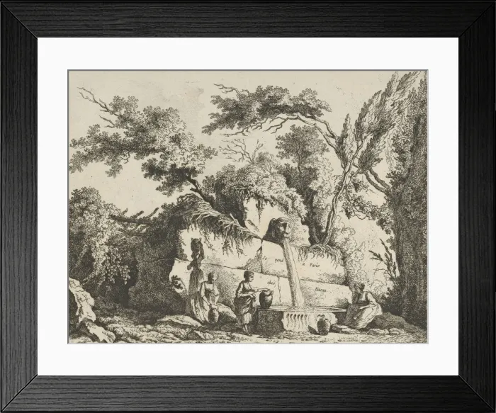 Framed Print : Titlepage from Differentes vues dessined apres nature Framed Print : Titlepage from Differentes vues dessined apres nature