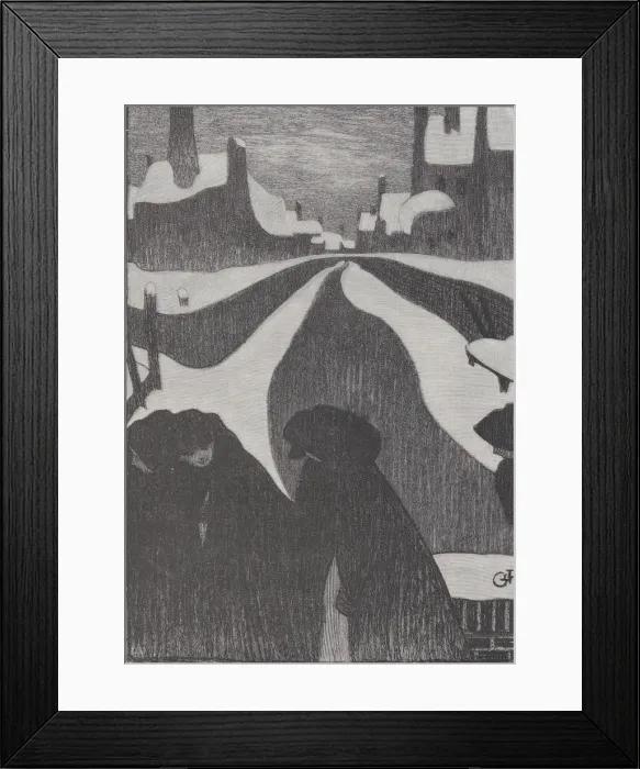 Framed Print : Petits Nocturnes de Bruges, from L Image, May 1897, 1897 Framed Print : Petits Nocturnes de Bruges, from L Image, May 1897, 1897