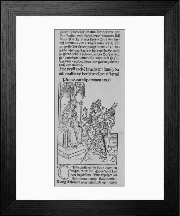 Framed Print : Das ist der Spiegel der menschen behaltnis mit den evangelien und mit epistelen nach de Framed Print : Das ist der Spiegel der menschen behaltnis mit den evangelien und mit epistelen nach de