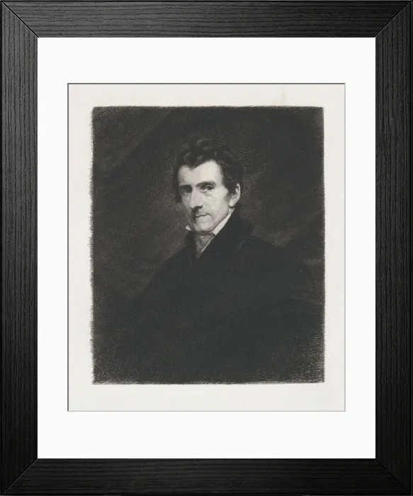 Framed Print : Antonio Canova, 1873. 1873. Creator: Paul Adolphe Rajon Framed Print : Antonio Canova, 1873. 1873. Creator: Paul Adolphe Rajon