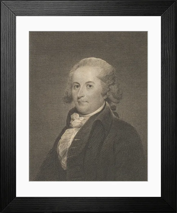 Framed Print : The Poet John Trumbull (1750-1831), 1820. 1820. Creator: Peter Maverick Framed Print : The Poet John Trumbull (1750-1831), 1820. 1820. Creator: Peter Maverick
