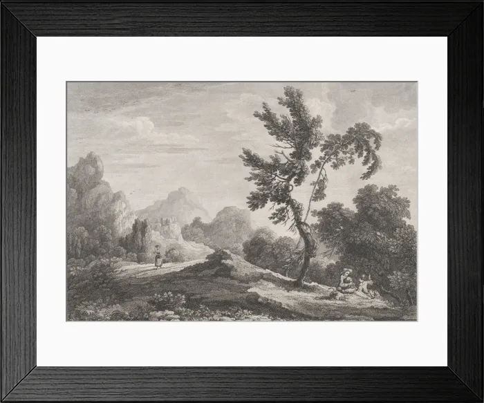 Framed Print : View of Birmingham, ca. 1755. ca. 1755. Creator: Peter Paul Benazech Framed Print : View of Birmingham, ca. 1755. ca. 1755. Creator: Peter Paul Benazech
