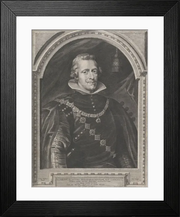 Framed Print : Portrait of Philip IV, 1630. 1630. Creator: Paulus Pontius Framed Print : Portrait of Philip IV, 1630. 1630. Creator: Paulus Pontius