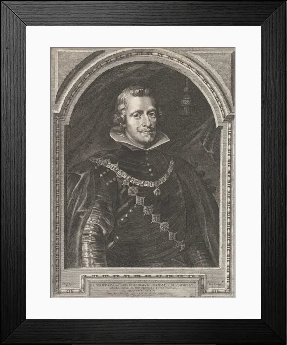 Framed Print : Portrait of Philip IV, 1630. 1630. Creator: Paulus Pontius Framed Print : Portrait of Philip IV, 1630. 1630. Creator: Paulus Pontius