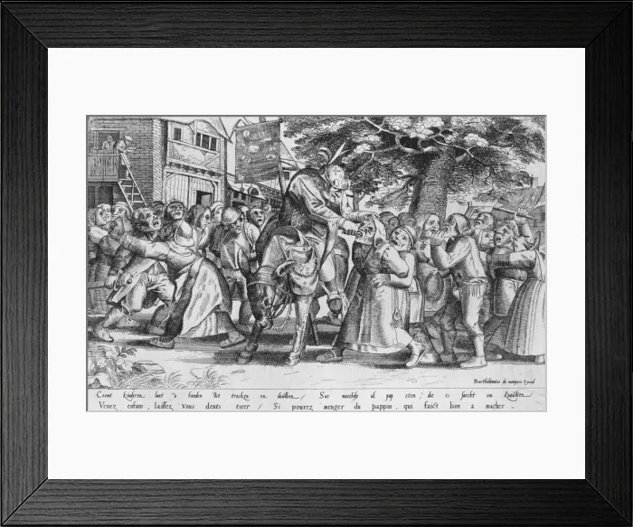 Framed Print : The Tooth-Puller. Creator: Peeter van der Borcht Framed Print : The Tooth-Puller. Creator: Peeter van der Borcht