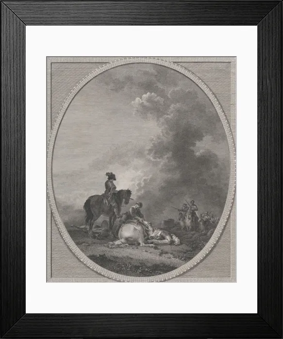 Framed Print : The Cadaver of a Soldier after Combat, 1781. 1781. Creator: Nicolas Colibert Framed Print : The Cadaver of a Soldier after Combat, 1781. 1781. Creator: Nicolas Colibert