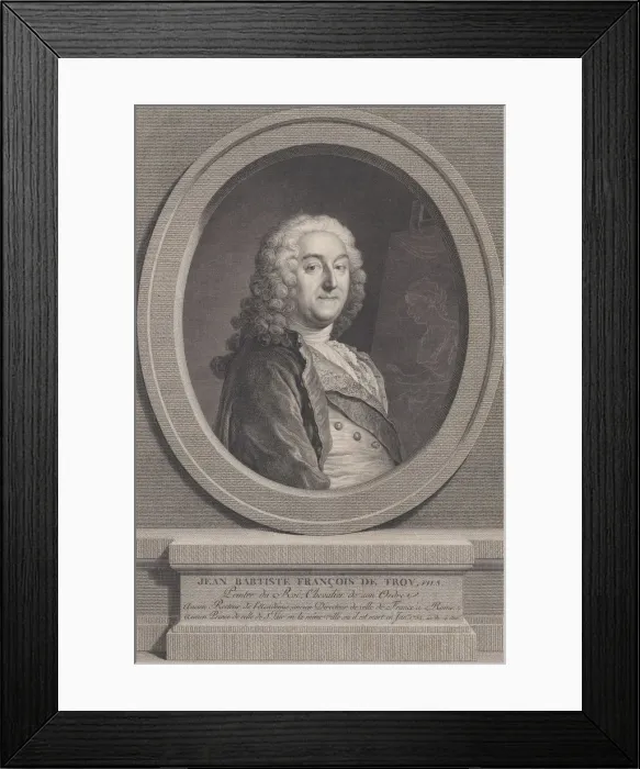 Framed Print : Jean Baptiste Francois de Troy, Fils, 1789. 1789. Creator: Nicolas de Launay Framed Print : Jean Baptiste Francois de Troy, Fils, 1789. 1789. Creator: Nicolas de Launay