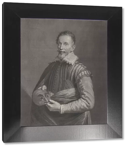 Portrait of a Comedian: portrait of Francesco Andreini holding a mask, 1729-40. 1729-40