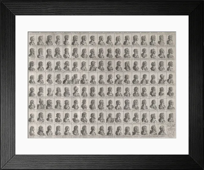 Framed Print : Speculum Romanae Magnificentiae: Portraits of the Emperors from Julius Caesar to Rudolf Framed Print : Speculum Romanae Magnificentiae: Portraits of the Emperors from Julius Caesar to Rudolf