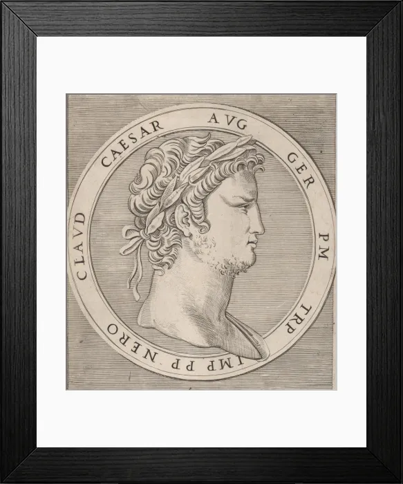 Framed Print : Speculum Romanae Magnificentiae: Nero, from The Twelve Caesars, ca. 1500-1534. ca Framed Print : Speculum Romanae Magnificentiae: Nero, from The Twelve Caesars, ca. 1500-1534. ca