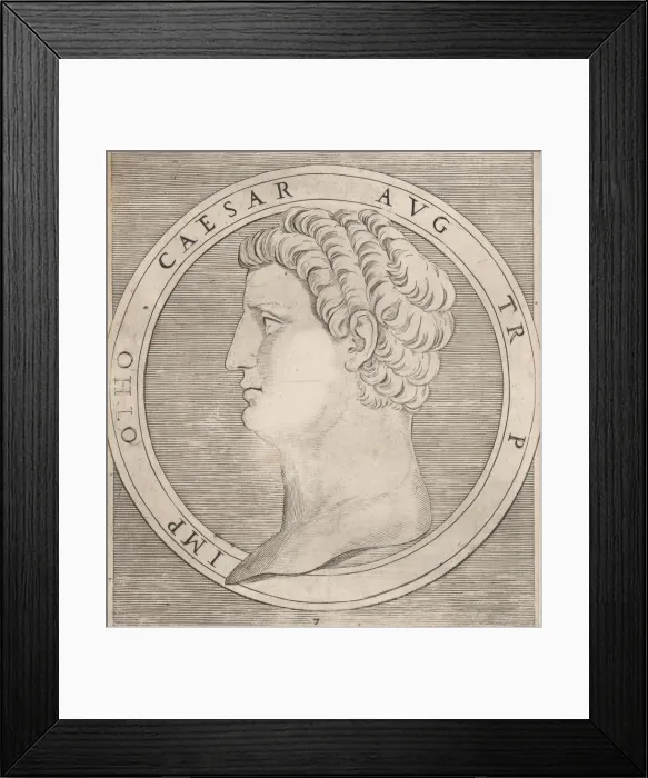 Framed Print : Speculum Romanae Magnificentiae: Otho, from The Twelve Caesars, ca. 1500-1534. ca Framed Print : Speculum Romanae Magnificentiae: Otho, from The Twelve Caesars, ca. 1500-1534. ca