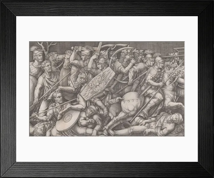 Framed Print : Speculum Romanae Magnificentiae: Daican War, 1553. 1553. Creator: Nicolas Beatrizet Framed Print : Speculum Romanae Magnificentiae: Daican War, 1553. 1553. Creator: Nicolas Beatrizet