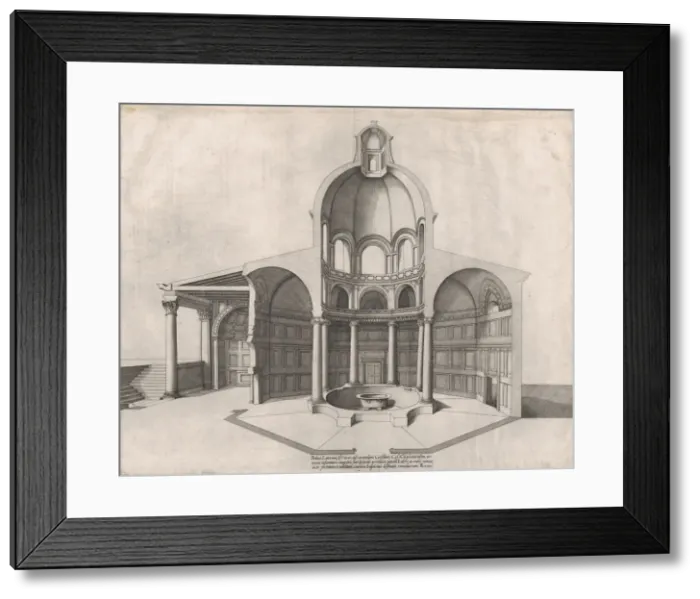 Framed Print : Speculum Romanae Magnificentiae: Interior of the Lateran, 16th century. 16th century Framed Print : Speculum Romanae Magnificentiae: Interior of the Lateran, 16th century. 16th century