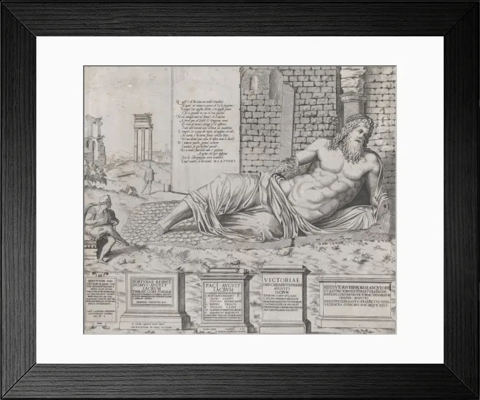 Framed Print : Speculum Romanae Magnificentiae: Marforius, 1550. 1550 Framed Print : Speculum Romanae Magnificentiae: Marforius, 1550. 1550