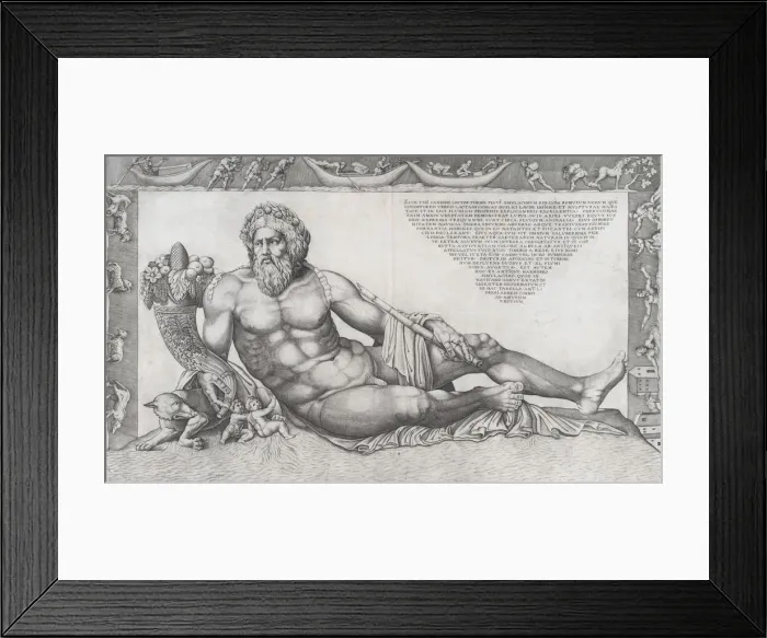 Framed Print : Speculum Romanae Magnificentiae: The Tiber, mid-16th century. mid-16th century Framed Print : Speculum Romanae Magnificentiae: The Tiber, mid-16th century. mid-16th century