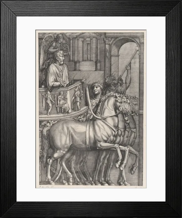 Framed Print : The Triumph of Marcus Aurelius, 1550. 1550. Creator: Nicolas Beatrizet Framed Print : The Triumph of Marcus Aurelius, 1550. 1550. Creator: Nicolas Beatrizet