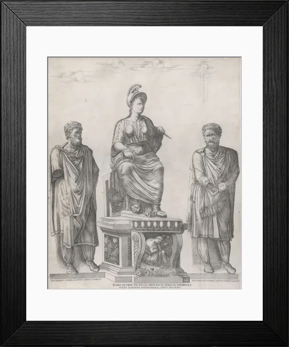 Framed Print : Speculum Romanae Magnificentiae: Roma Victrix, 1549. 1549. Creator: Nicolas Beatrizet Framed Print : Speculum Romanae Magnificentiae: Roma Victrix, 1549. 1549. Creator: Nicolas Beatrizet