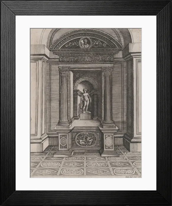 Framed Print : Speculum Romanae Magnificentiae: The Altar of Eros, ca. 1514-36. ca. 1514-36 Framed Print : Speculum Romanae Magnificentiae: The Altar of Eros, ca. 1514-36. ca. 1514-36