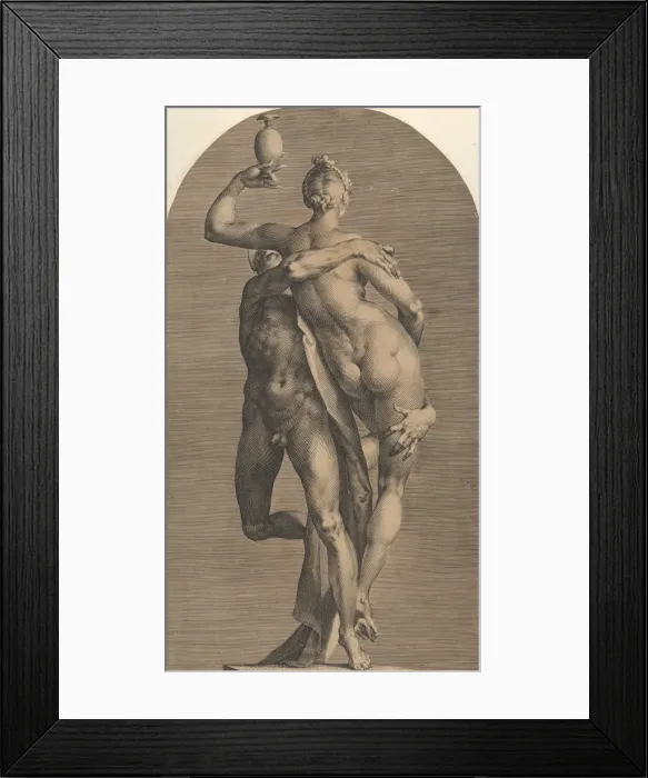 Framed Print : Mercury Abducting Psyche, ca. 1622. Creator: Adriaen Collaert Framed Print : Mercury Abducting Psyche, ca. 1622. Creator: Adriaen Collaert