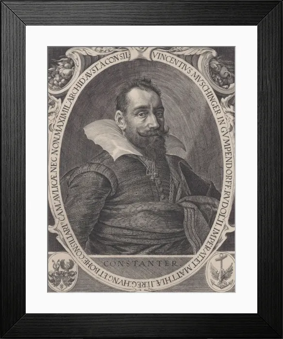 Framed Print : Vincenz Muschinger, Council to Emperor Rudolph II, 1611. 1611 Framed Print : Vincenz Muschinger, Council to Emperor Rudolph II, 1611. 1611