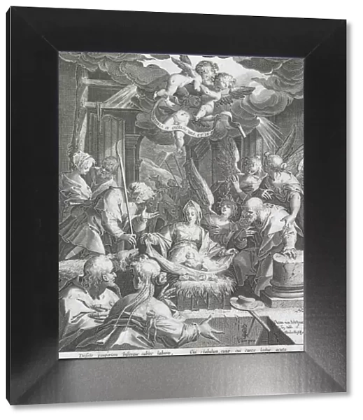 Nativity, 1588. Creator: Aegidius Sadeler II