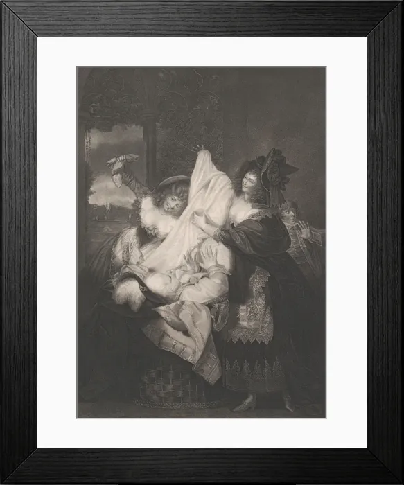 Framed Print : Falstaff in the Buck Basket (Shakespeare, Merry Wives of Wi Framed Print : Falstaff in the Buck Basket (Shakespeare, Merry Wives of Wi