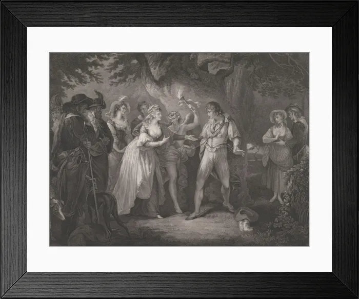 Framed Print : As You Like It, Act 5, Scene 4 (Shakespeare), September 29, 1792. September 29, 1792 Framed Print : As You Like It, Act 5, Scene 4 (Shakespeare), September 29, 1792. September 29, 1792