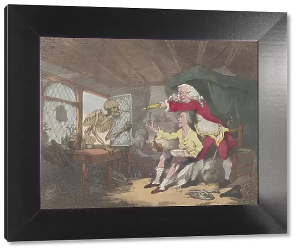 The Doctor Dismissing Death, 1785. 1785. Creators: Peter Simon, Francis Jukes