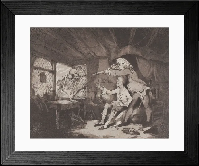 Framed Print : The Doctor Dismissing Death, September 15, 1785. September 15, 1785 Framed Print : The Doctor Dismissing Death, September 15, 1785. September 15, 1785