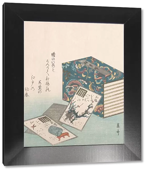 Books and Cards, 18th-19th century. 18th-19th century. Creator: Reisai