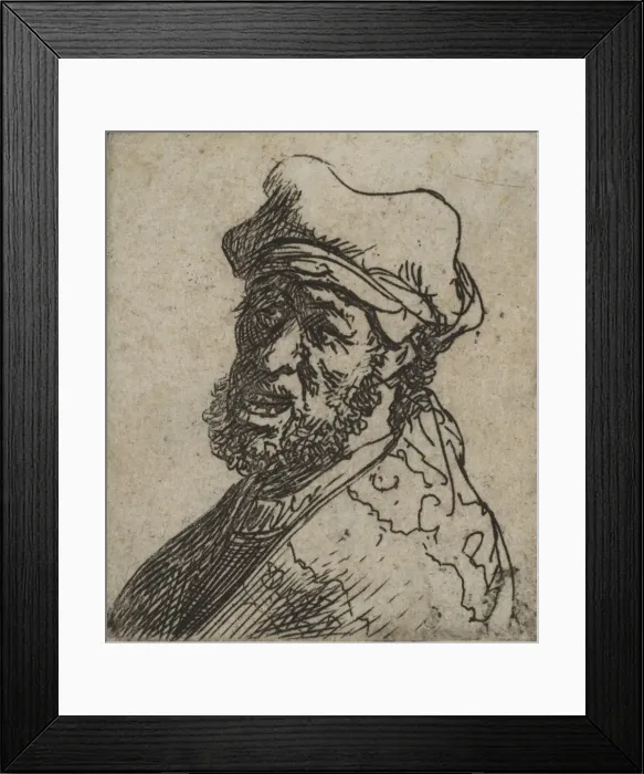 Framed Print : Man Crying Out, Three-Quarters Left: Bust, ca. 1629. ca. 1629 Framed Print : Man Crying Out, Three-Quarters Left: Bust, ca. 1629. ca. 1629