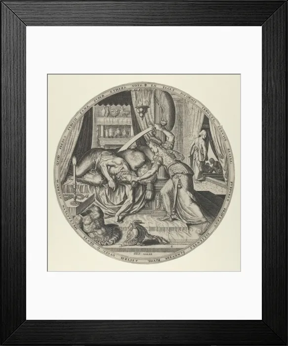 Framed Print : Judith (from Famous Women from the Old Testament, set of 6) Framed Print : Judith (from Famous Women from the Old Testament, set of 6)