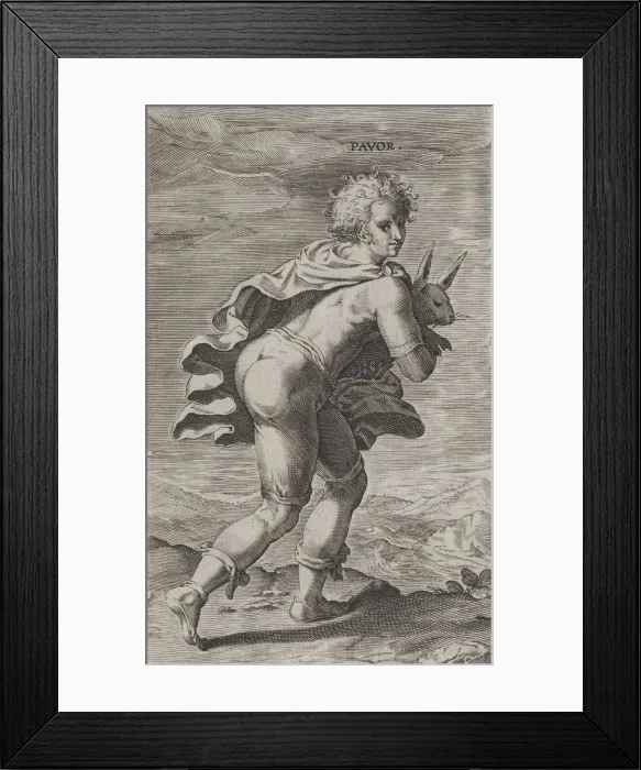 Framed Print : Pavor, from Prosopographia, ca. 1585-90. ca. 1585-90. Creator: Philip Galle Framed Print : Pavor, from Prosopographia, ca. 1585-90. ca. 1585-90. Creator: Philip Galle