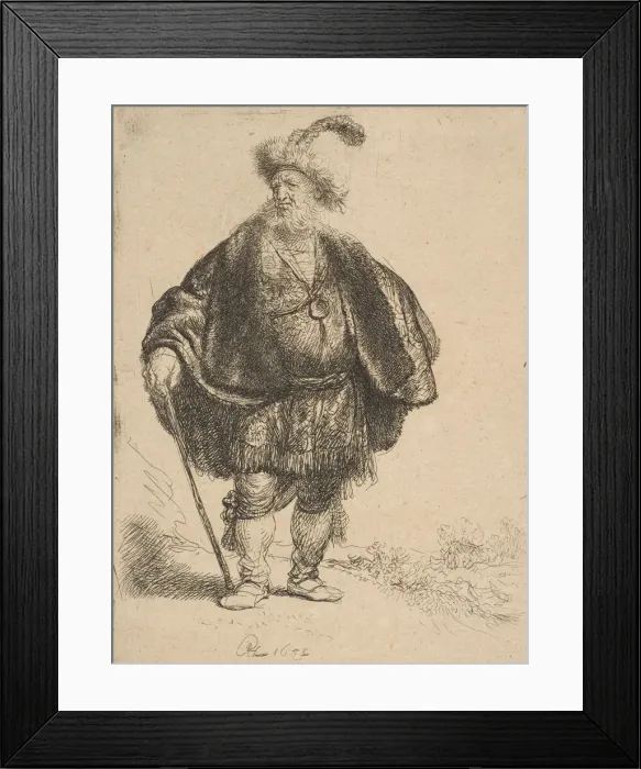 Framed Print : The Persian, 1632. 1632. Creator: Rembrandt Harmensz van Rijn Framed Print : The Persian, 1632. 1632. Creator: Rembrandt Harmensz van Rijn