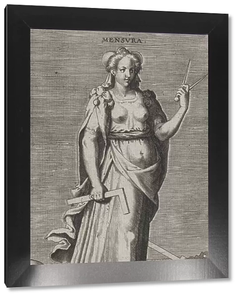 Mensura, from Prosopographia, ca. 1585-90. ca. 1585-90. Creator: Philip Galle