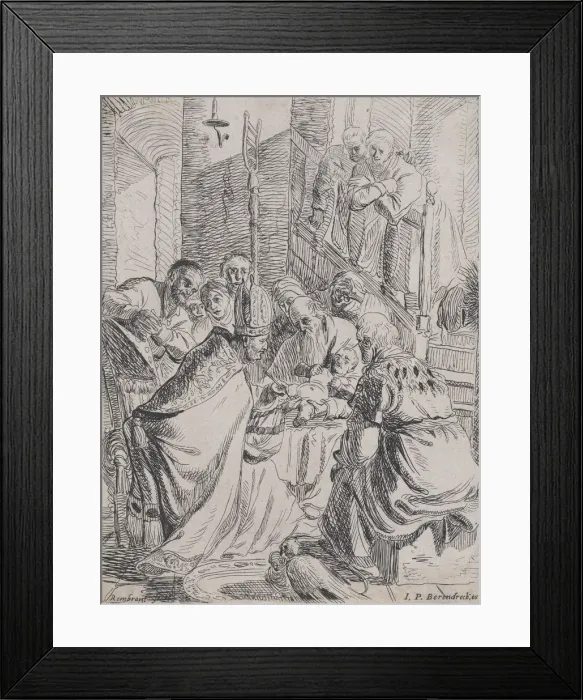 Framed Print : The Circumcision, ca. 1625. ca. 1625. Creator: Rembrandt Harmensz van Rijn Framed Print : The Circumcision, ca. 1625. ca. 1625. Creator: Rembrandt Harmensz van Rijn