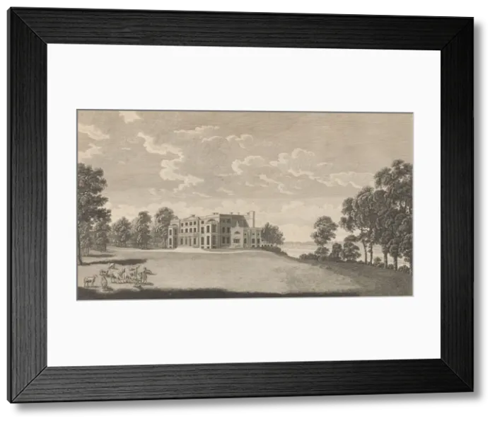 Framed Print : Belvidere House, near Erith, in the County of Kent, from Edward Hasted s, The History a