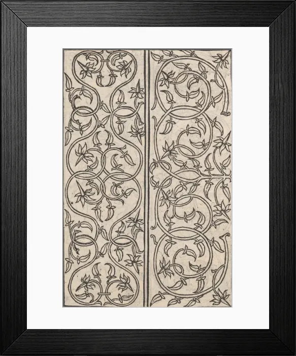 Framed Print : Page from Ein new kunstlich Modelbuch... (Page 16v), 1544. 1544. Creator: Peter Quentel Framed Print : Page from Ein new kunstlich Modelbuch... (Page 16v), 1544. 1544. Creator: Peter Quentel
