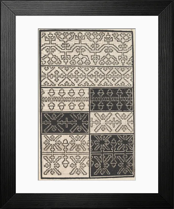 Framed Print : Page from Ein new kunstlich Modelbuch... (Page 46r), 1544. 1544. Creator: Peter Quentel