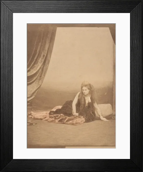 Framed Print : [Reine d Etrurie], 1860s. 1860s. Creator: Pierre-Louis Pierson