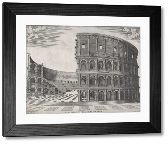 Framed Print : Speculum Romanae Magnificentiae: The Colosseum, 1581. 1581 Framed Print : Speculum Romanae Magnificentiae: The Colosseum, 1581. 1581